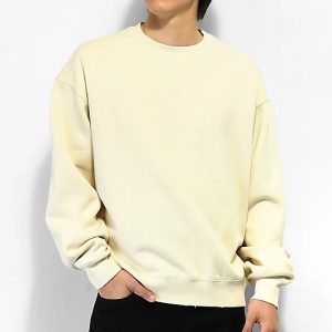 Distressed Boxy Ninth Hall Crewneck Men’s Sweatshirt