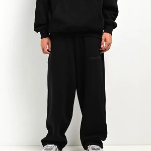 Ninth Hall Black Oversized Sweatpants