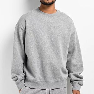 Ninth Hall Fundamentals Crewneck Sweatshirt Grey Boxy