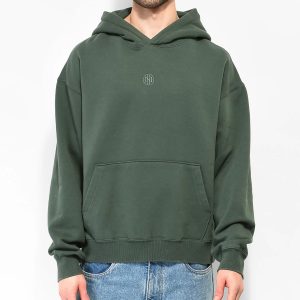 Ninth Hall Fundamentals Green Wash Hoodie
